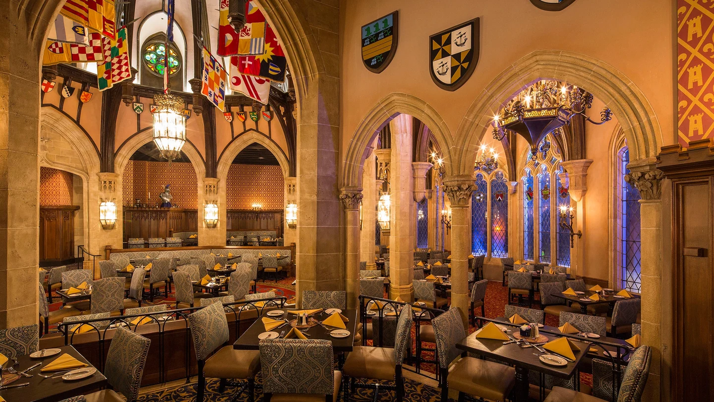 Interior dining room of Cinderella's Royal Table