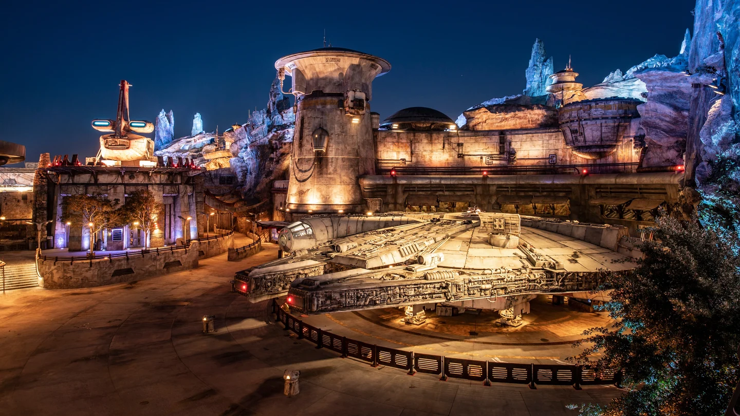 Millennium Falcon in Star Wars Galaxy's Edge at Disney's Hollywood Studios